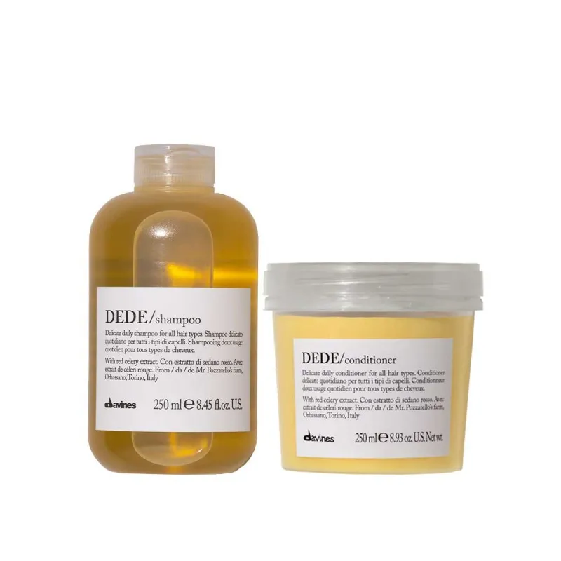 Davines Dede Shampoo + Conditioner 250+250ml - rituale idratante illuminante giornaliero tutti tipi capelli