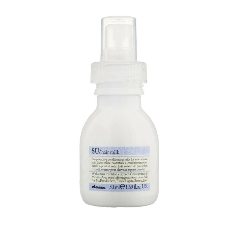 Davines SU Hair Milk 50ml - latte spray solare protettivo tutti tipi di capelli