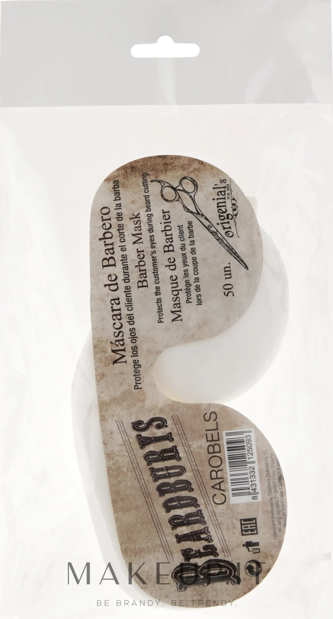 Mascherina per occhi monouso, 50 pezzi