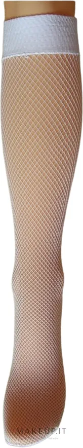 Gambaletti da donna "Rete" 20 Den, bianco