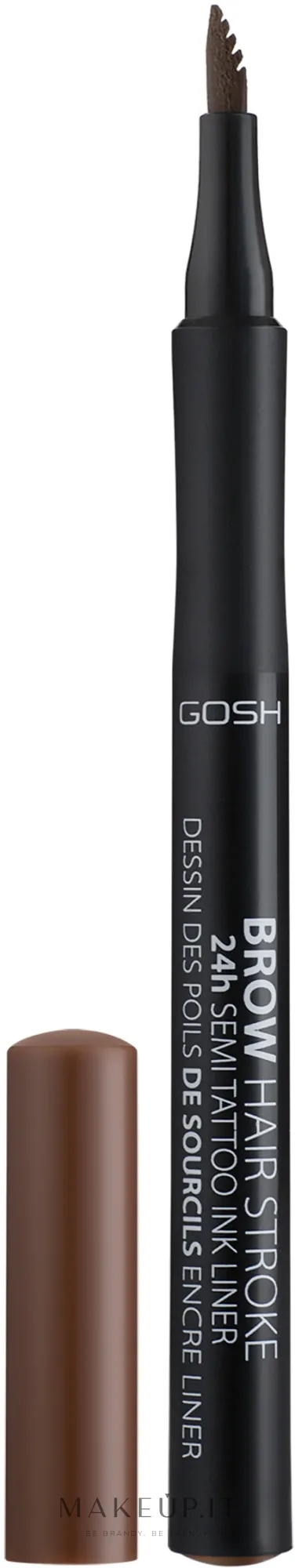 Gosh Brow Hair Stroke 24H Semi Tatoo Brow Liner