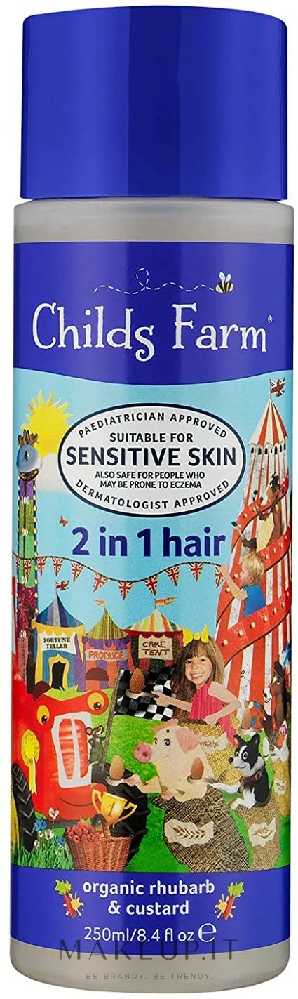 Shampoo-balsamo 2 in 1 "Rabarbaro e crema pasticcera"