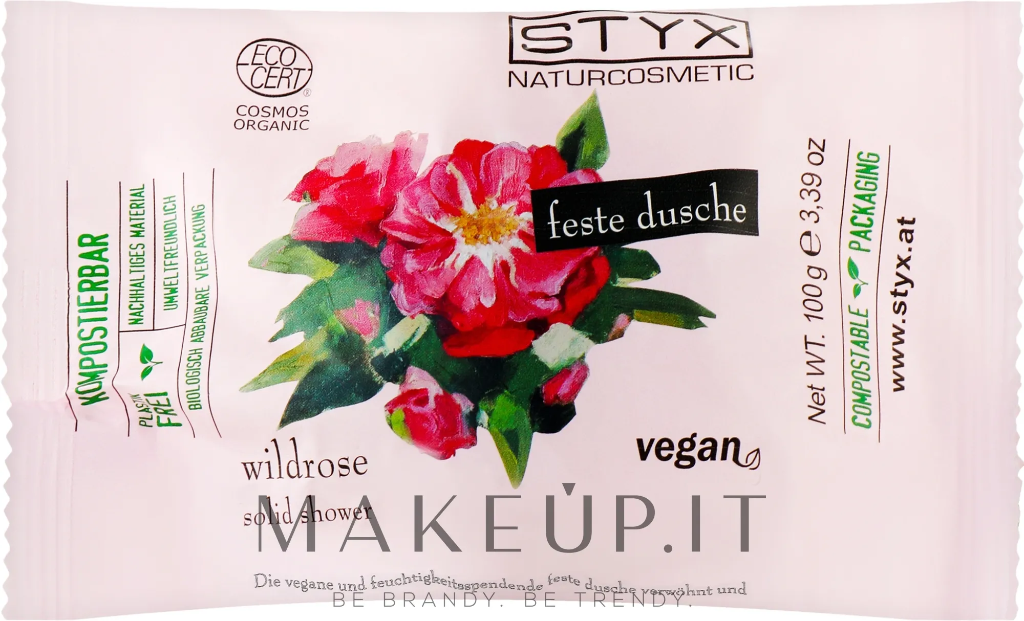 Sapone doccia alla rosa canina