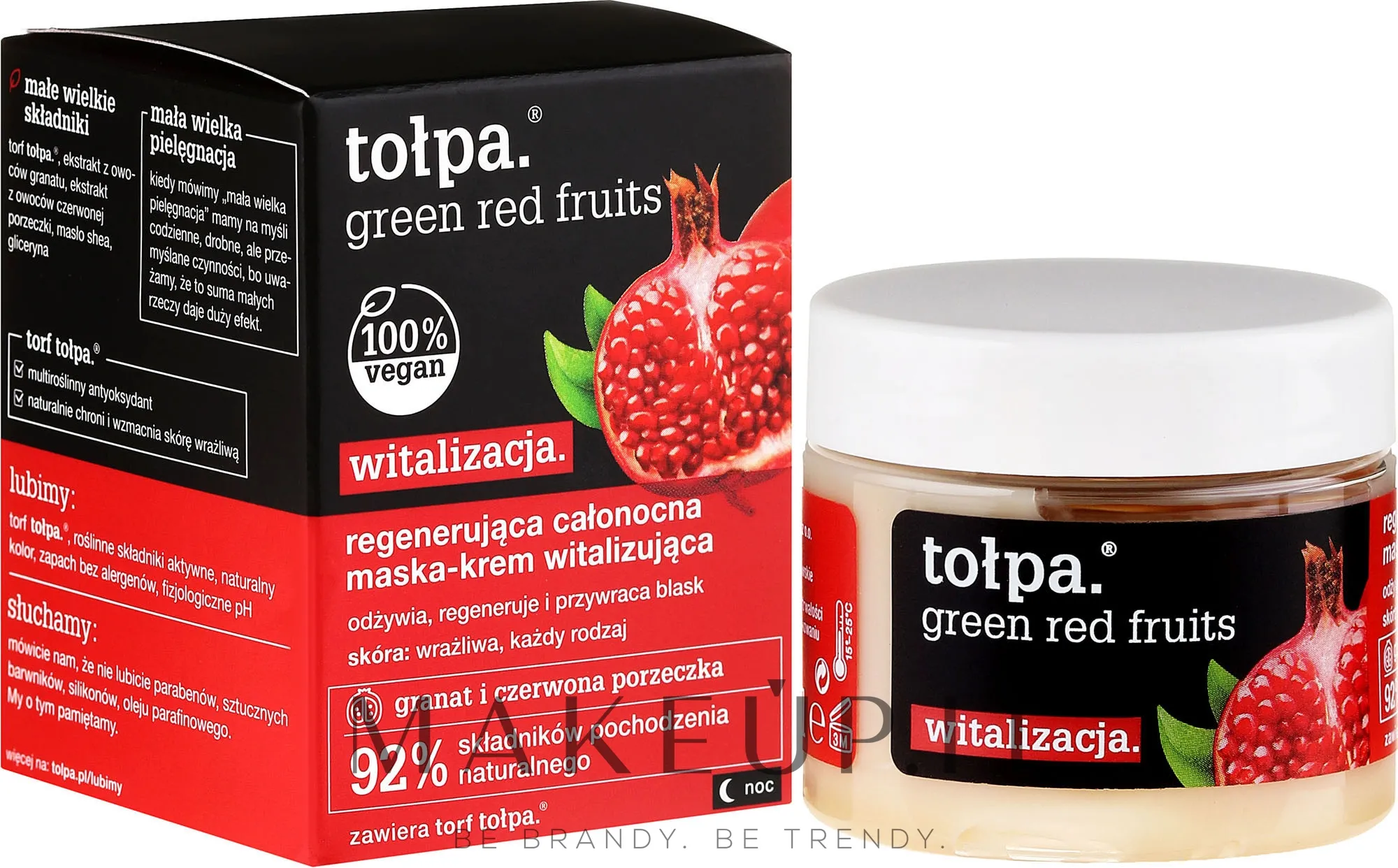 Maschera rivitalizzante da notte