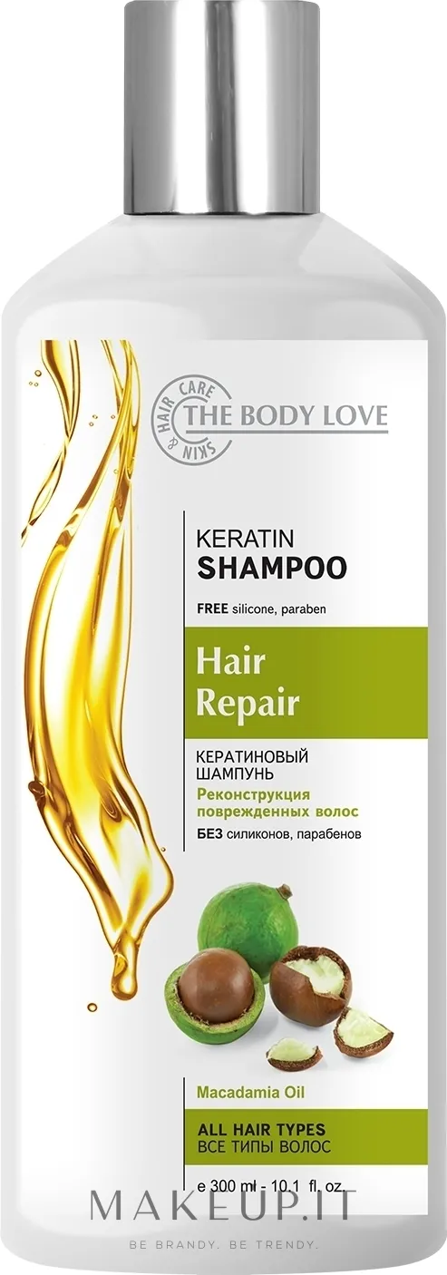 Shampoo "Keratin + Macadamia Oil"