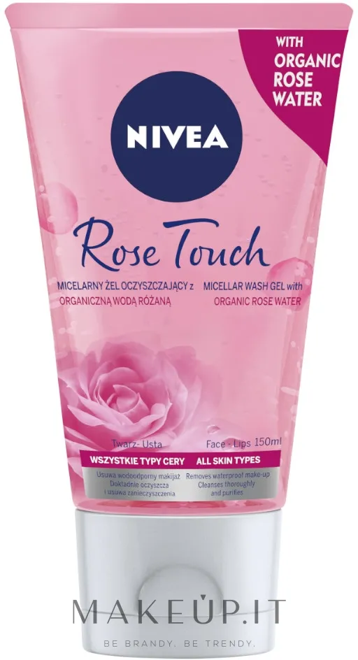 Gel micellare all'acqua di rose