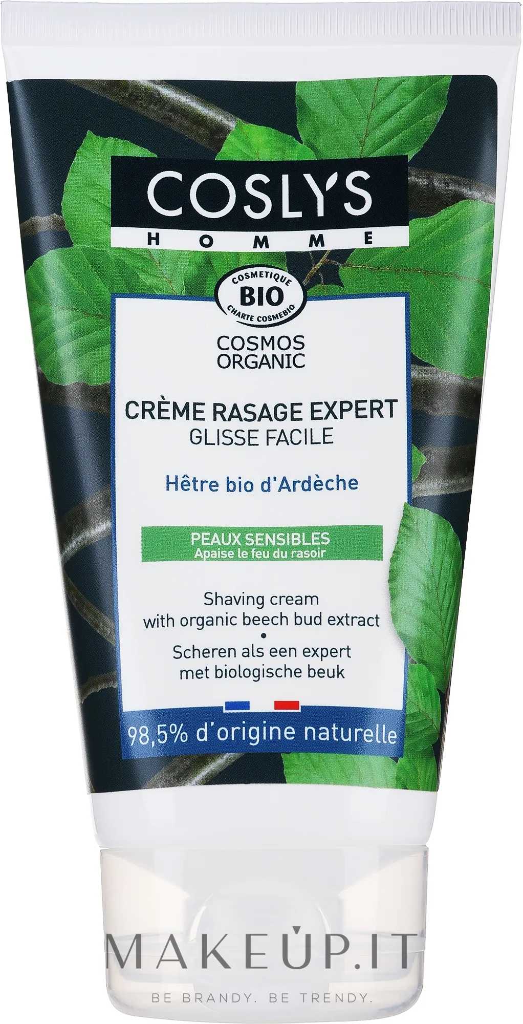 Crema da barba con estratto di gemme di faggio organico
