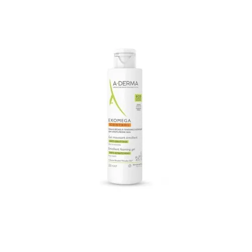 A-derma Exomega Control Gel Detergente Emolliente per viso e corpo - Formato 500 ml