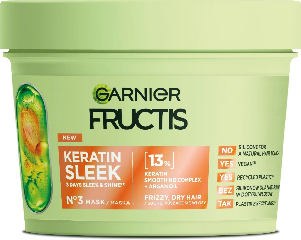 Maschera per capelli secchi e ricci