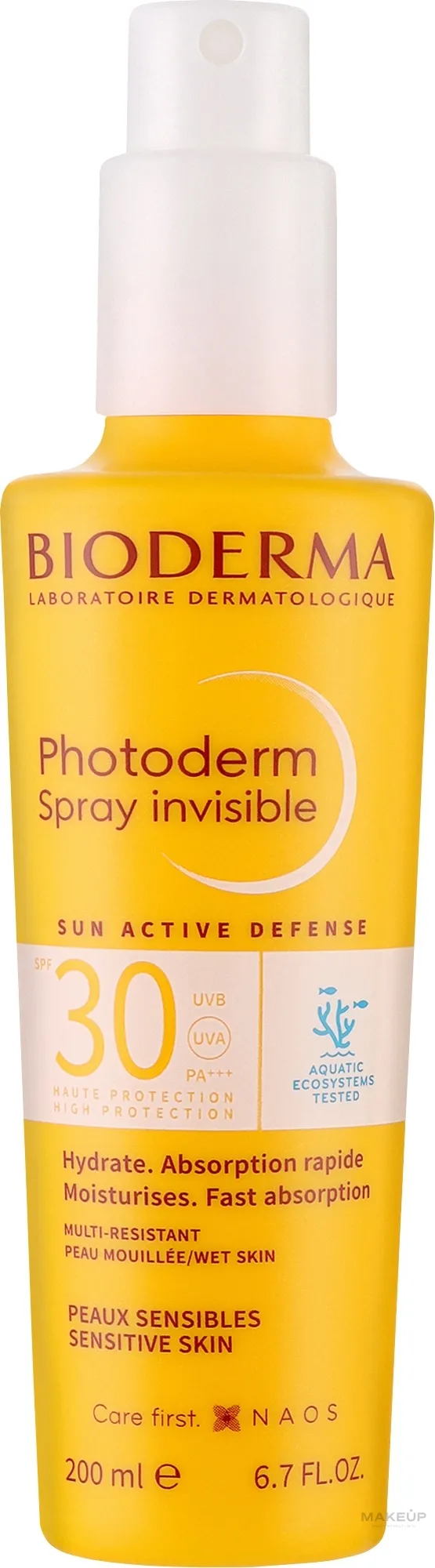 Spray solare invisibile per viso e corpo