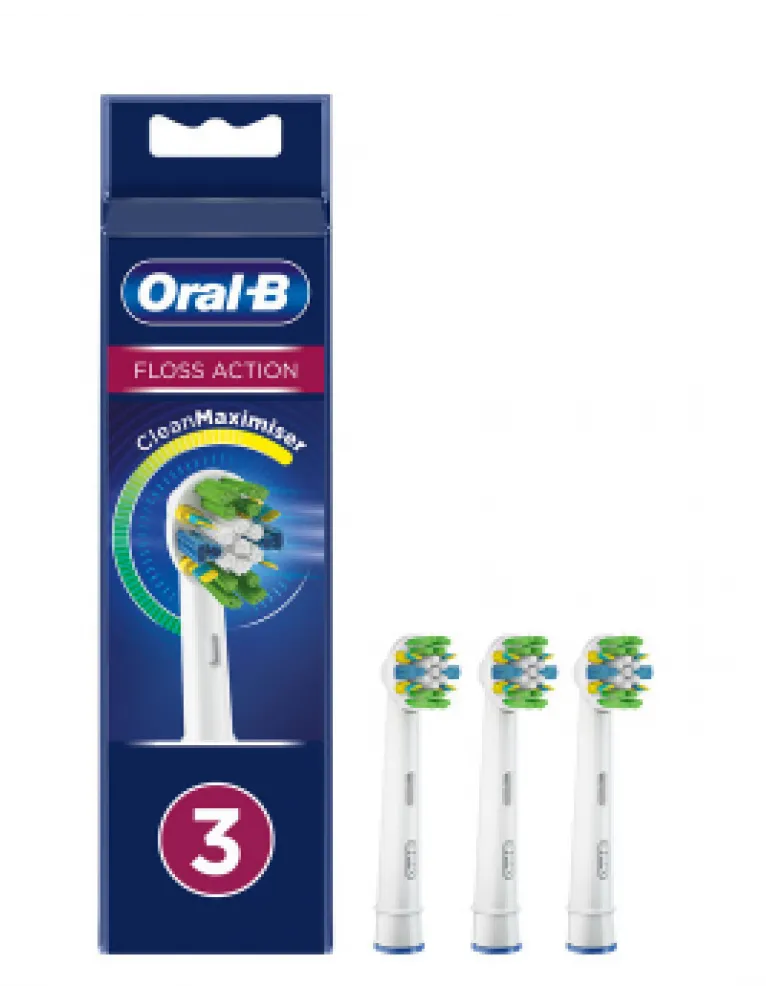 Oral B Testine Ricambio EB25 Floss Action 3 Pezzi