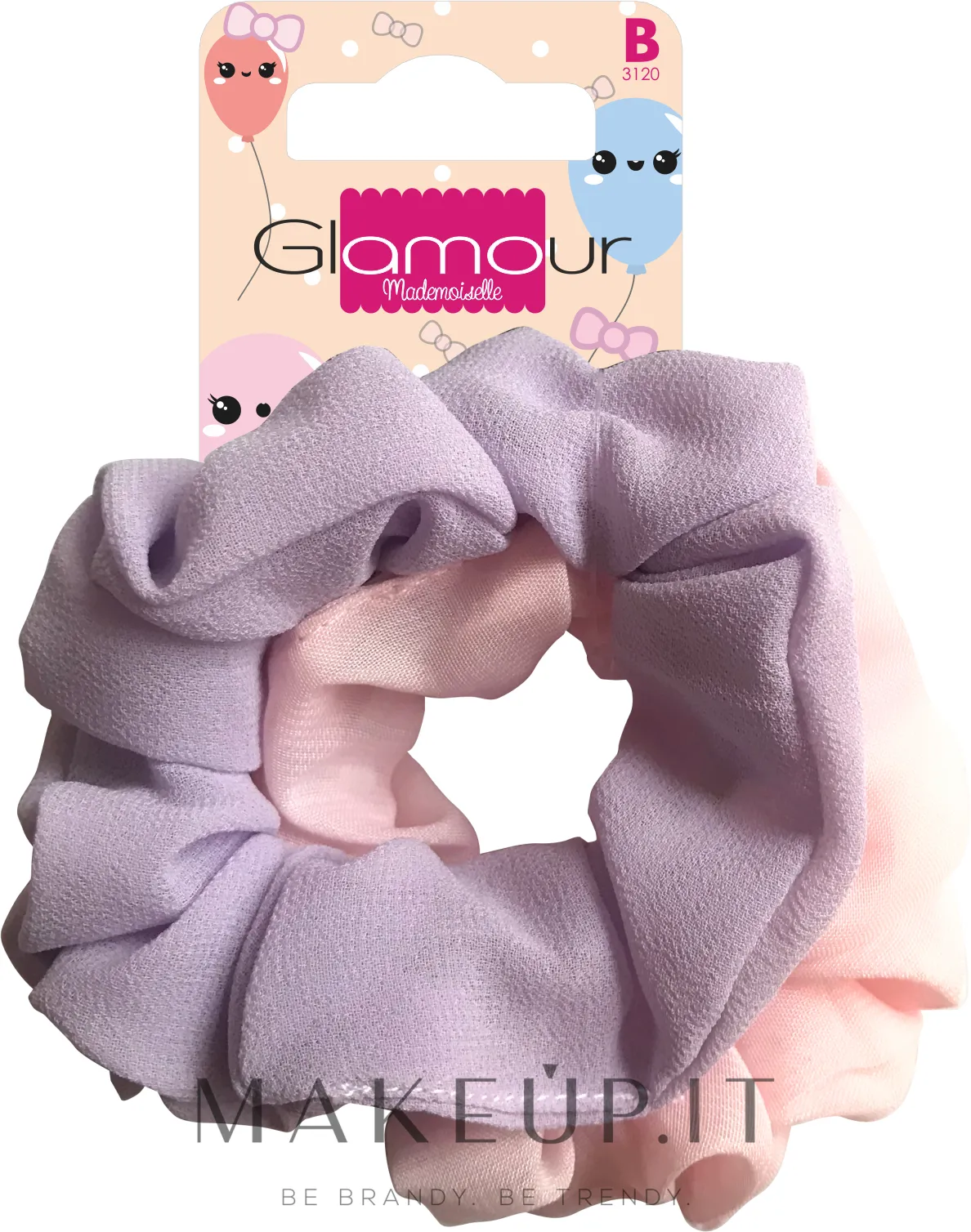 Elastici per capelli, 417616, rosa e viola