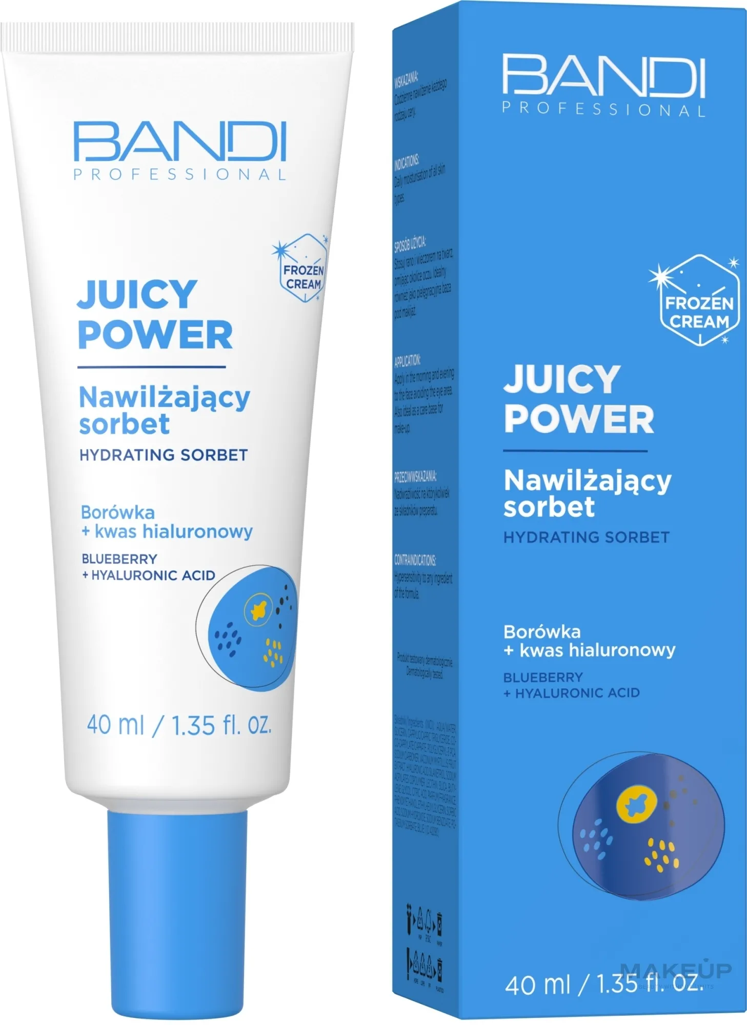 Sorbetto idratante per viso