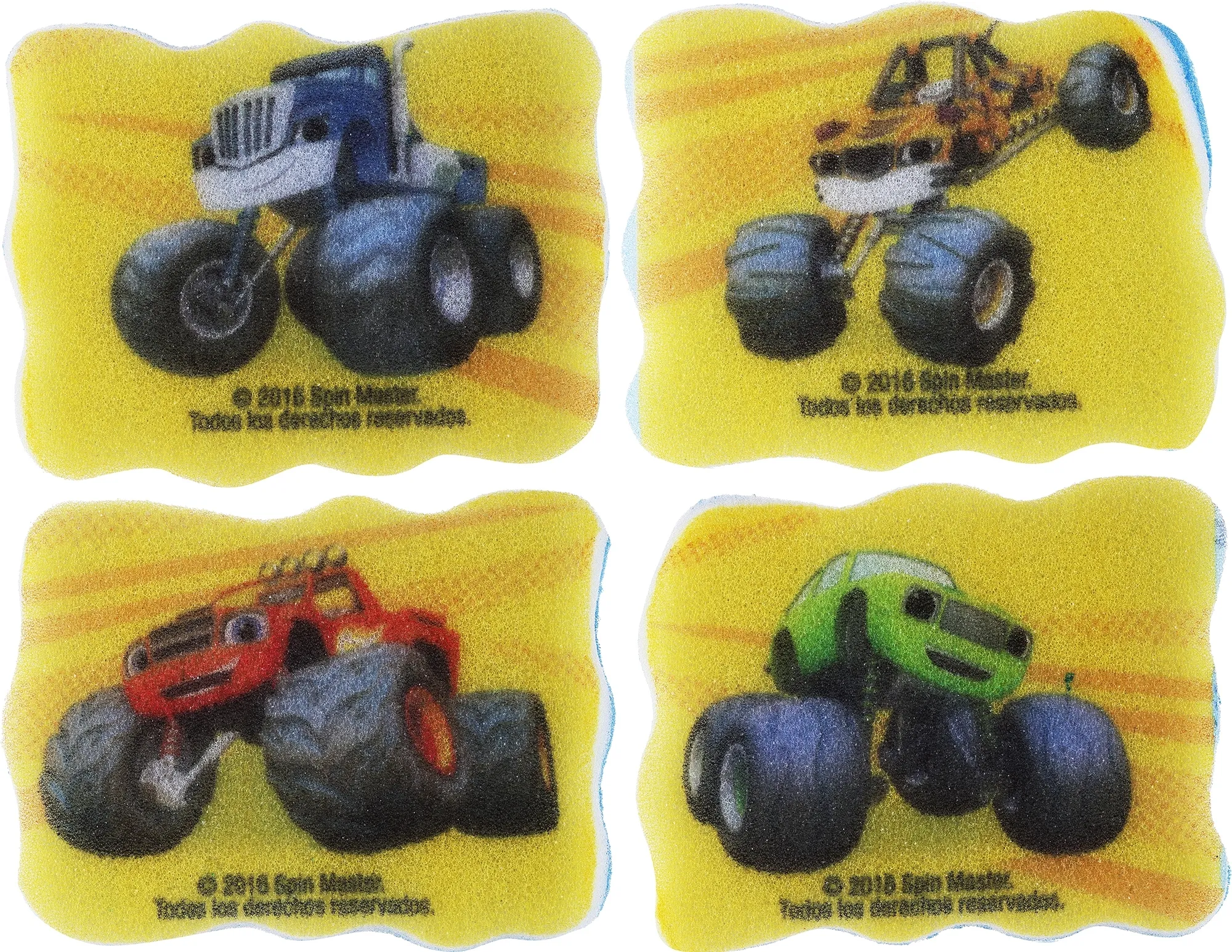 Set di spugnette per bambini "Flash", giallo