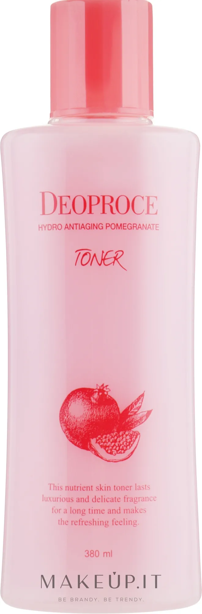 Toner antietà con estratto di melograno e acido ialuronico