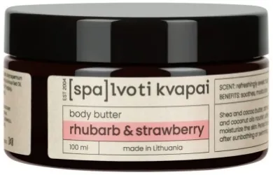 Burro per il corpo 'Rabarbaro e Fragola'