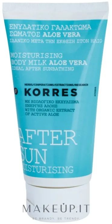 Latte doposole idratante