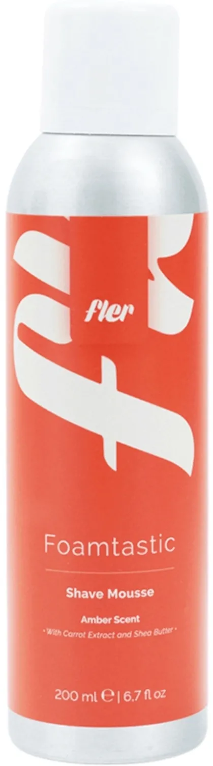 Mousse da barba con estratto di carota e burro di karité