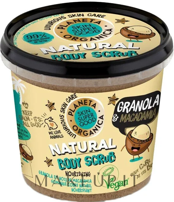 Scrub corpo "Granola e Macadamia"