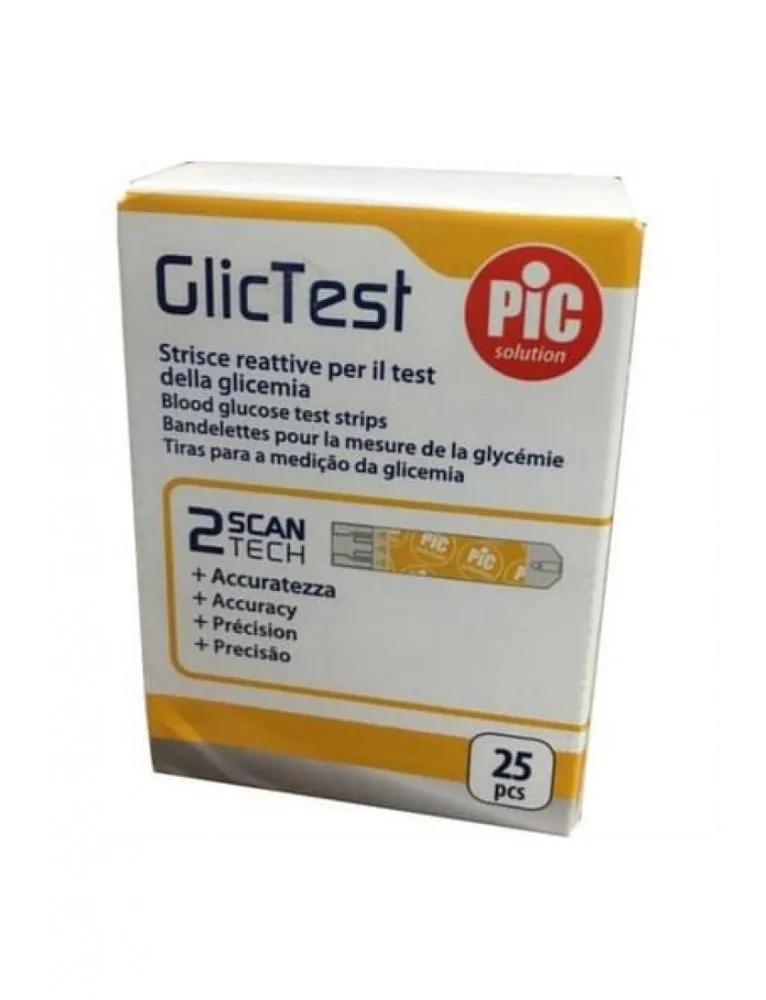 Pic Glictest Strisce 25 Pezzi