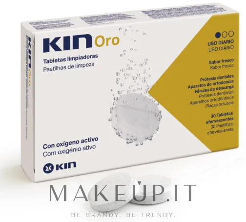 Compresse detergenti per protesi dentarie