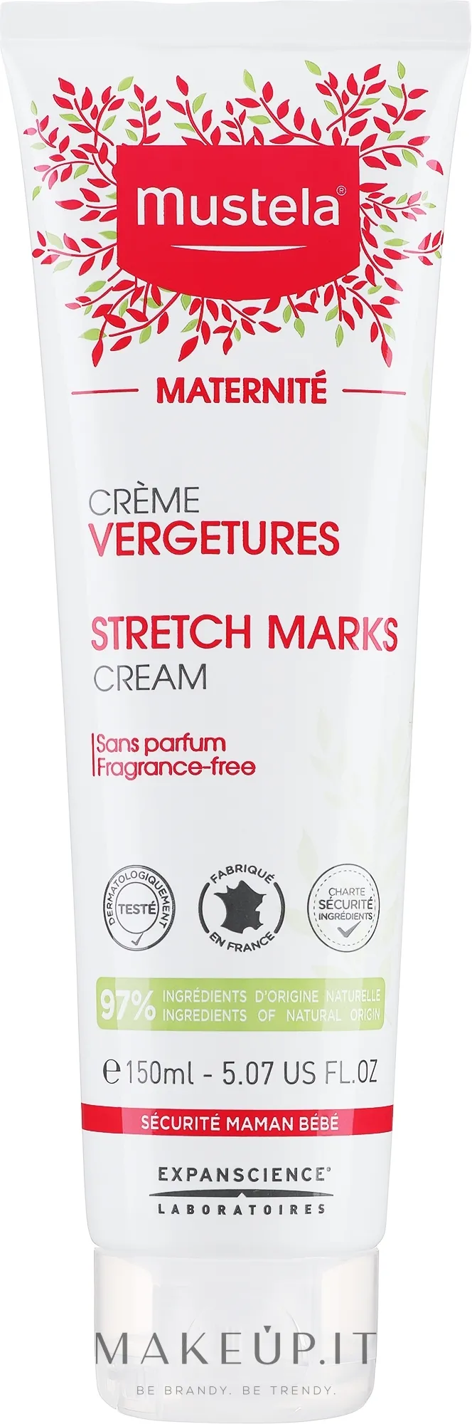 Crema anti-smagliature inodore, 3 in 1