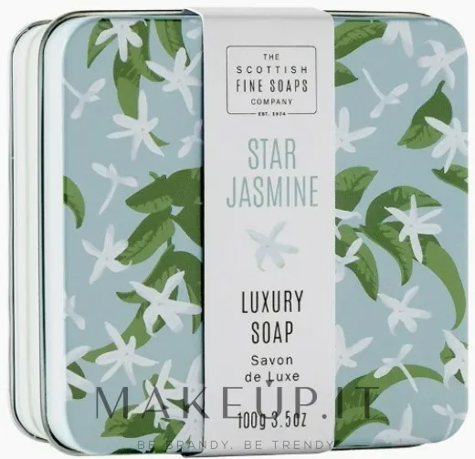 Sapone corpo in scatola di metallo "Star Jasmine"