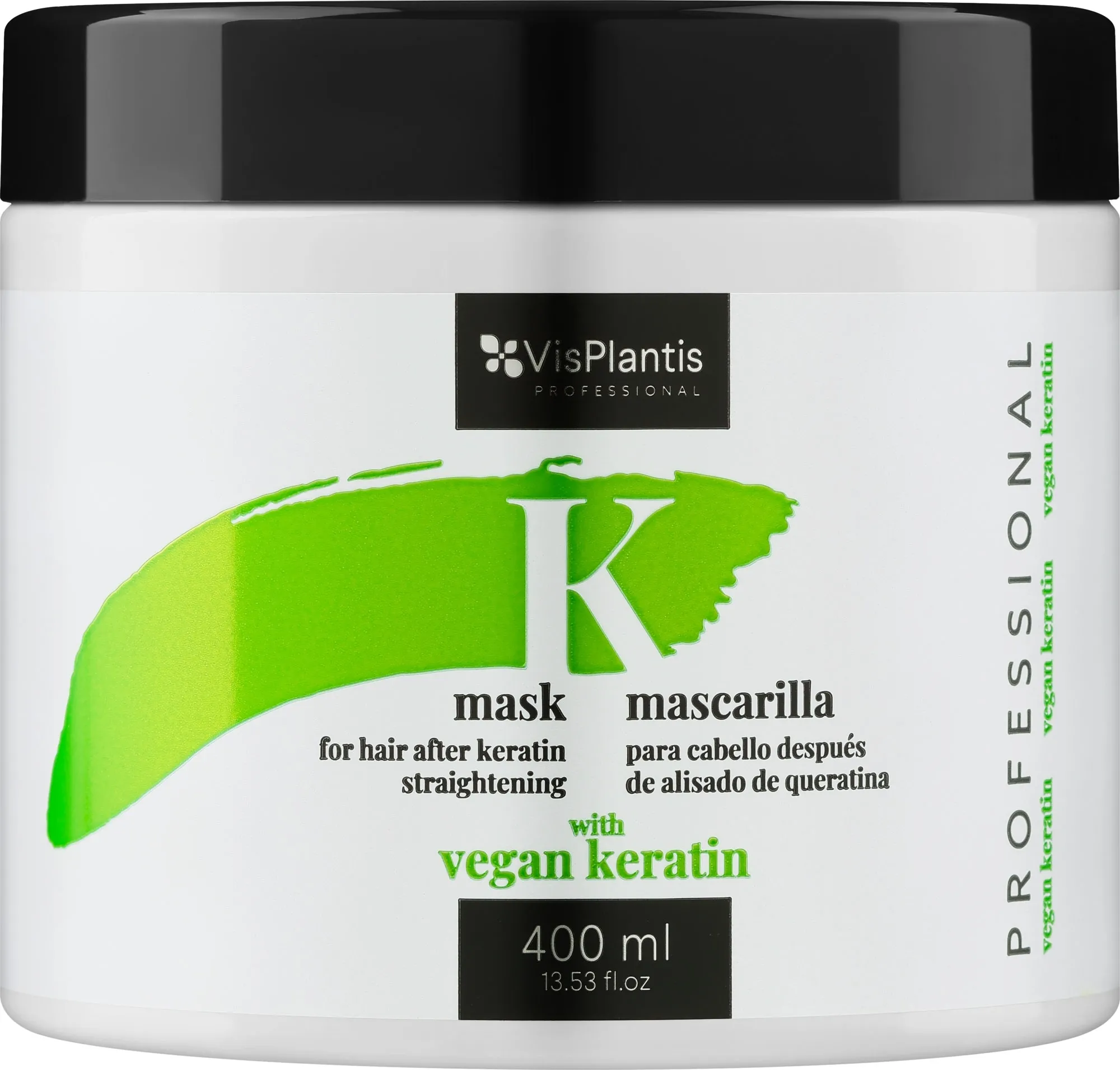 Maschera per capelli dopo trattamento con cheratina