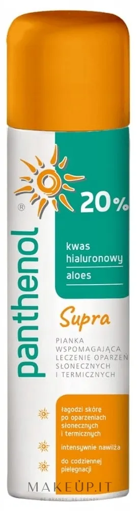 Schiuma solare ”Panthenol 20%”