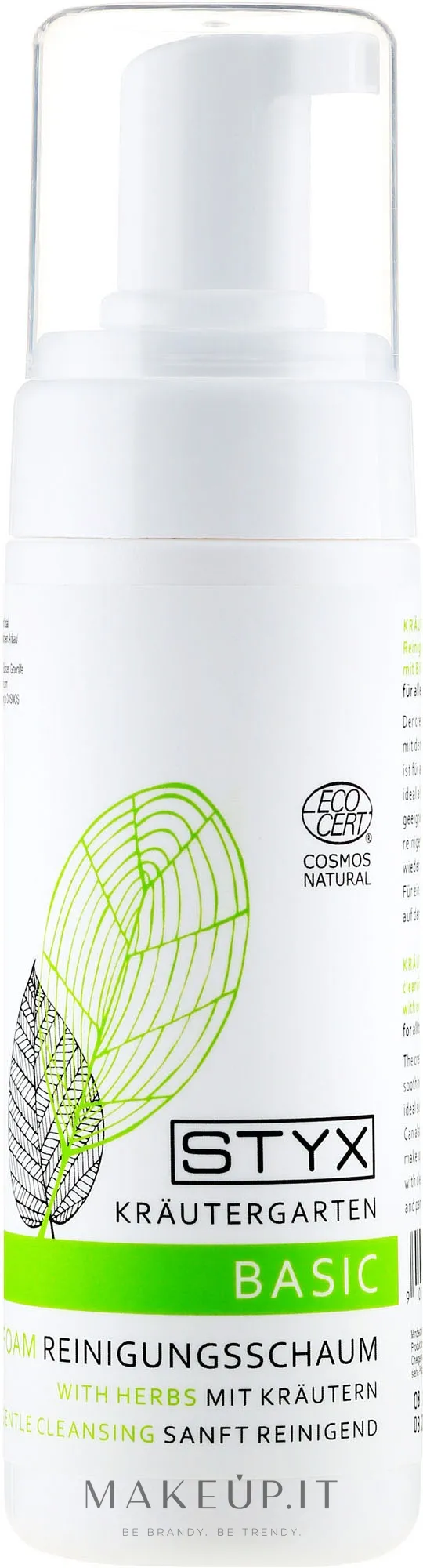 Schiuma viso detergente