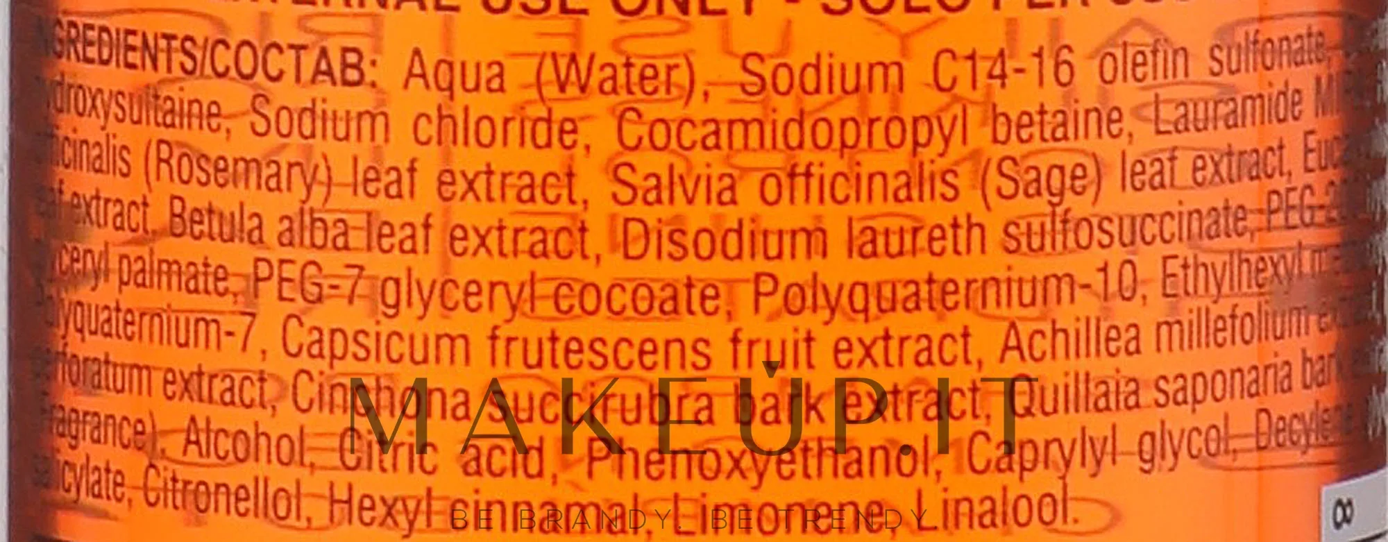 Shampoo a base di estratti e oli vegetali