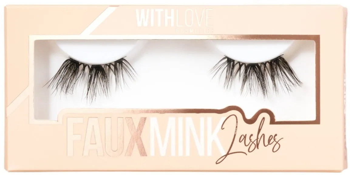 With Love Cosmetics Faux Mink Half Measurers Half Lash