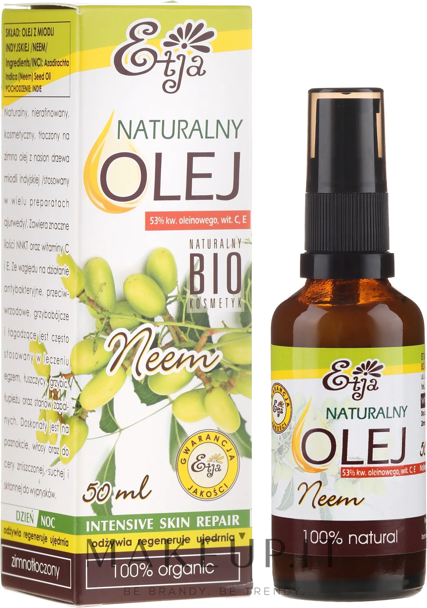 Olio naturale di semi di neem