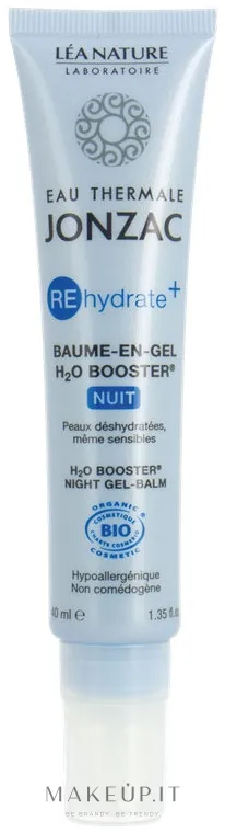 Balsamo in gel viso, idratante, da notte