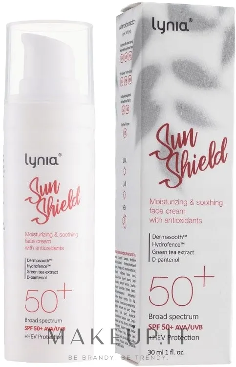 Crema solare antiossidante SPF50+