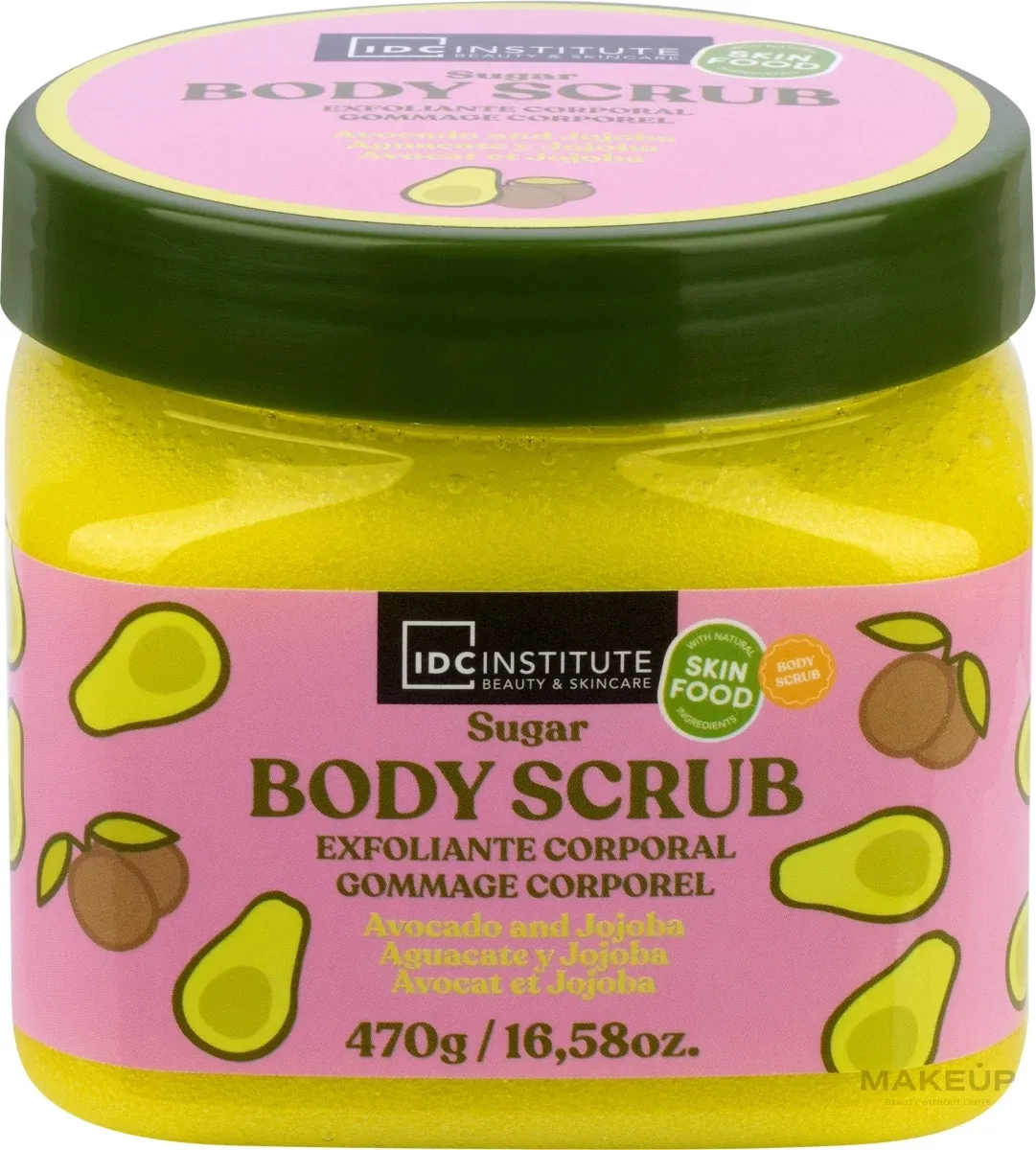 Scrub corpo allo zucchero ”Avocado & Jojoba”