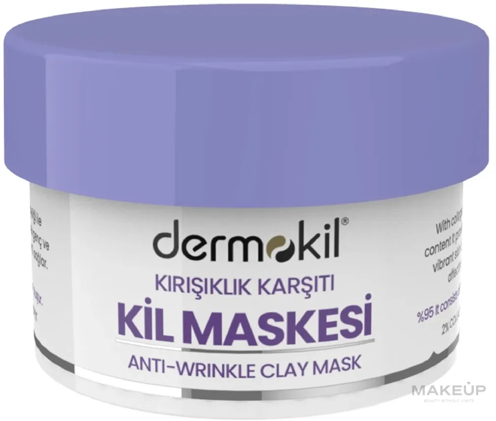 Maschera viso antirughe con argilla