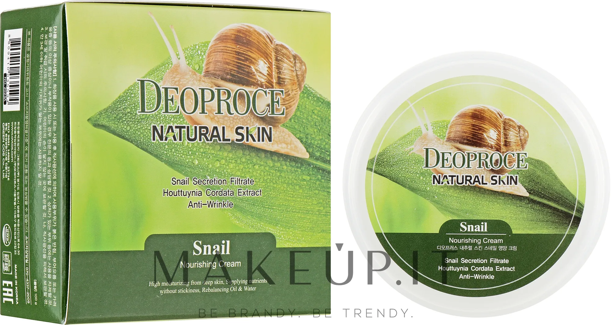 Crema viso e corpo alla bava di lumaca