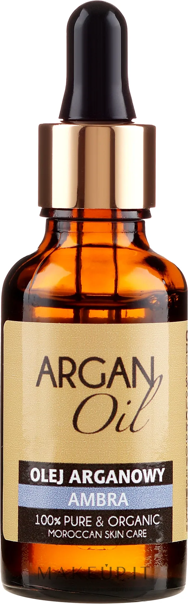 Olio di argan con aroma di ambra