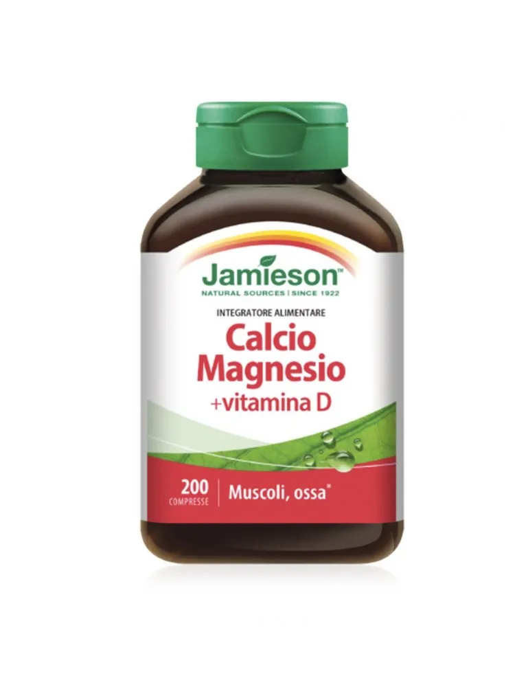 Jamieson Calcio Magnesio Con Vitamina D 200 Compresse