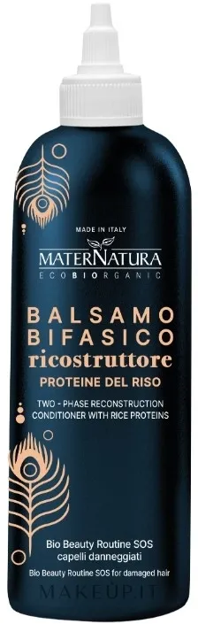 Balsamo ricostruttore bifasico con proteine del riso