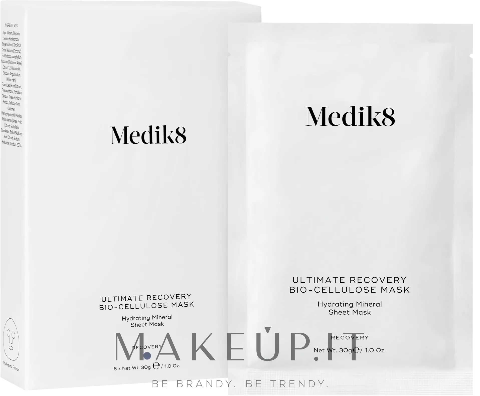 Maschera rivitalizzante in biocellulosa