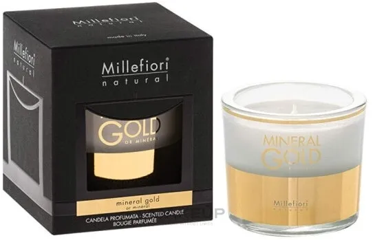 Millefiori Milano Natural Mineral Gold Scented Candle