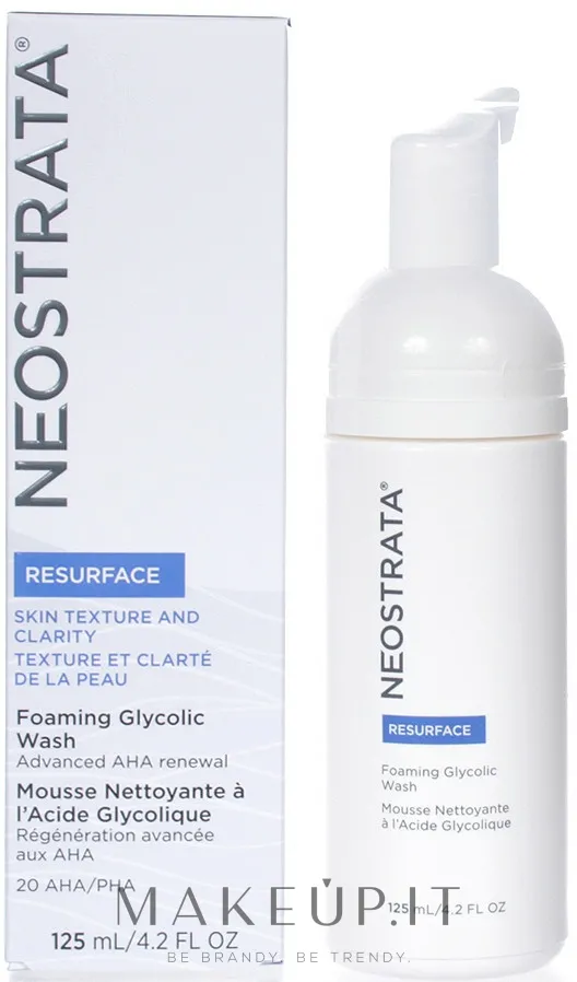 Schiuma detergente AHA