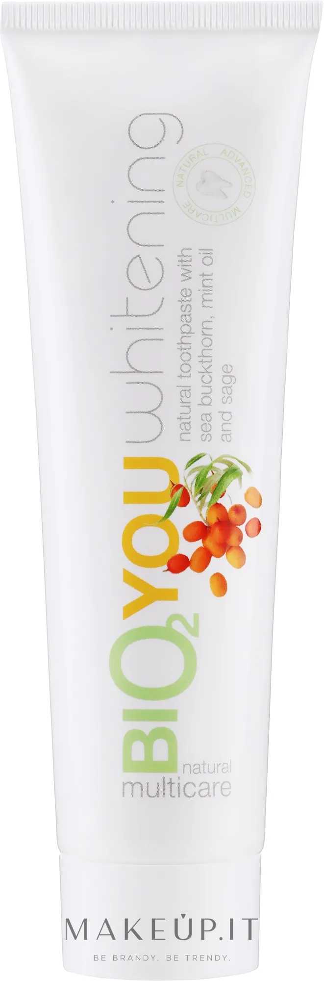 Dentifricio sbiancante naturale con olio di menta ed estratto di salvia