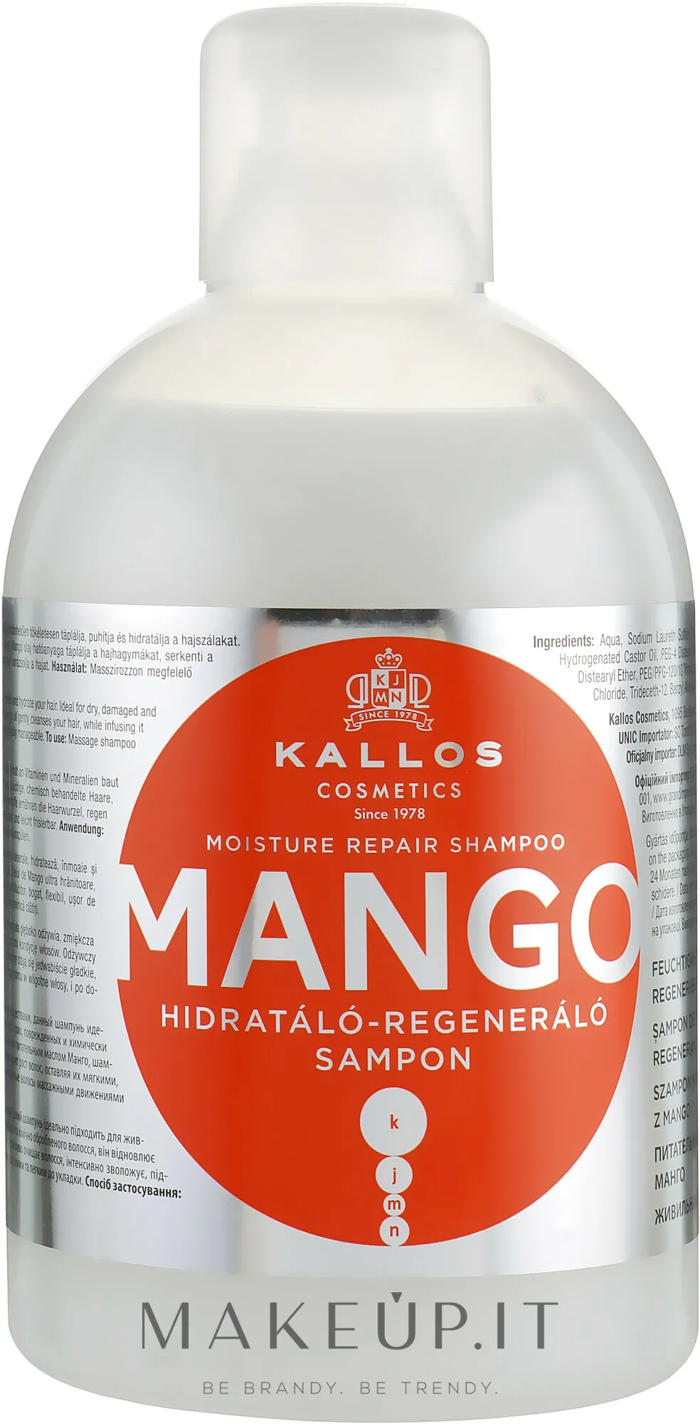 Shampoo capelli idratante "Mango"