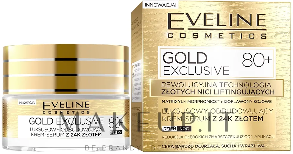 Crema-siero viso rivitalizzante giorno e notte 80+