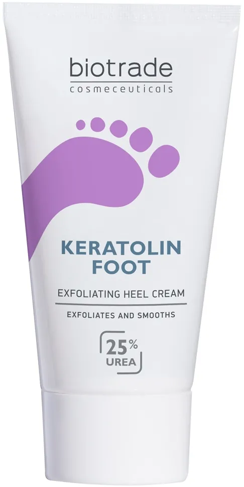 Crema piedi esfoliante e emolliente con il 25% di urea