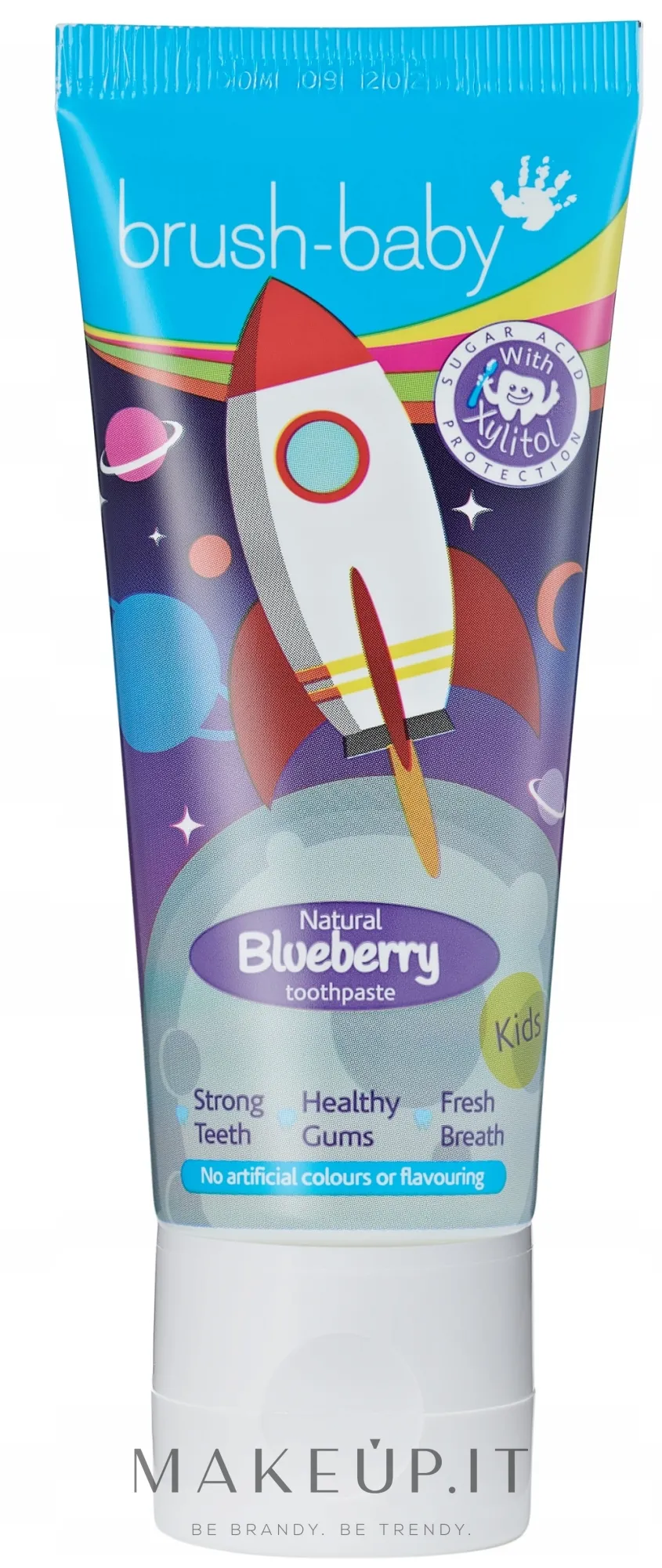 Dentifricio bambini "Rocket Blueberry", 3-6 anni