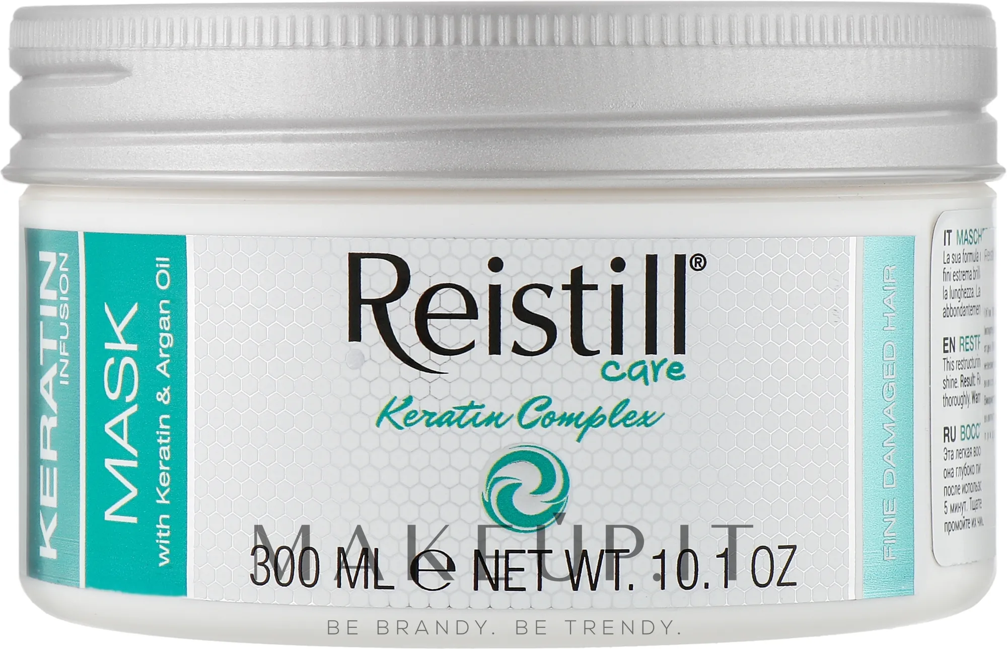 Maschera ristrutturante per capelli fini